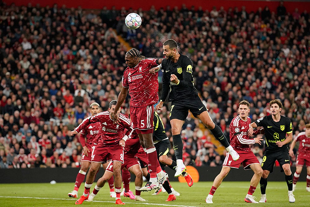 UEFA Champions League Soccer Match: Liverpool vs Atletico Madrid