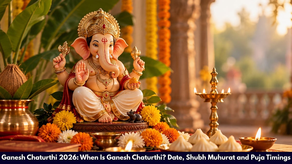 Ganesh Chaturthi 2026: When Is Ganesh Chaturthi? Date, Shubh Muhurat And Puja Timings - null