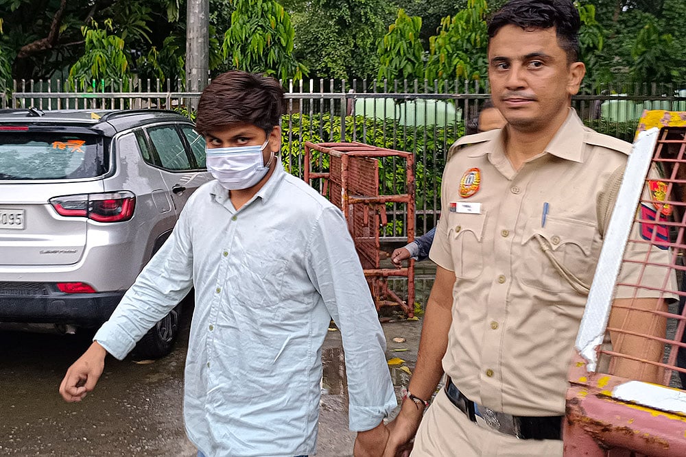 Suspect produced at Patiala House Court in Satya Niketan building collapse case