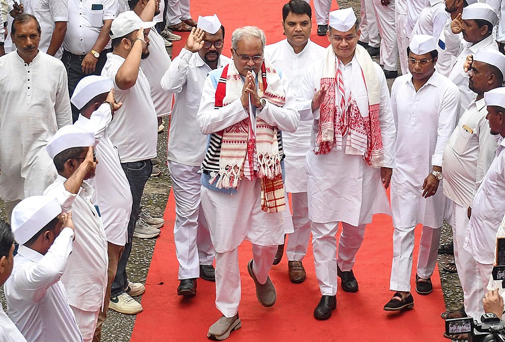 Bhupesh Baghel takes charge as Assam Cong in-charge