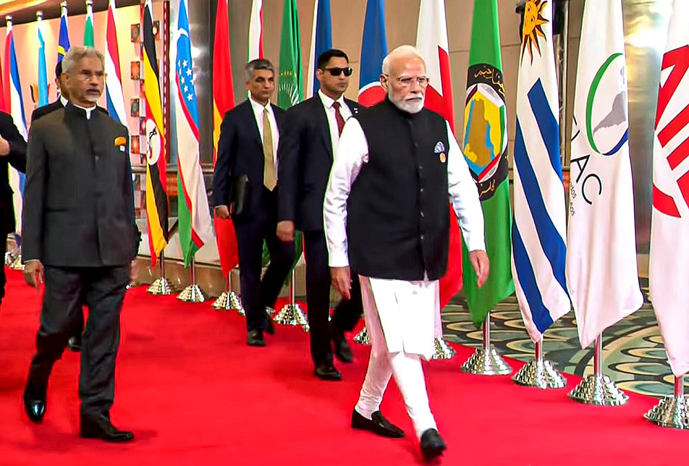 18th Brics Summit delhi Modi with s jaishankar