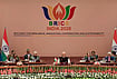 | Photo: @NarendraModi/YT via PTI  : Prime Minister Narendra Modi speaks during the 18th BRICS Summit, at the Bharat Mandapam, in New Delhi. 