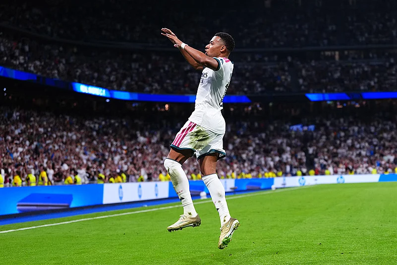 EPL: Rayo Vallecano vs Real Madrid Kylian Mbappe