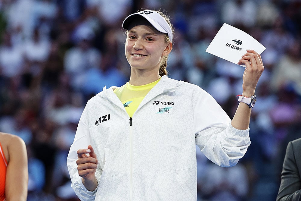 US Open Women Final Winner Elena Rybakina