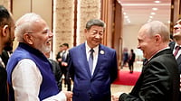 X@narendramodi : BRICS Summit related interactions at Bharat Mandapam