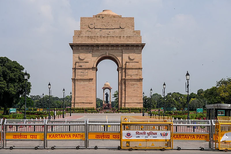 BRICS Summit: Deserted India Gate