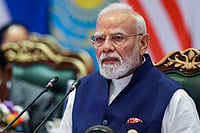 Photo: PMO via PTI  : In this image received on Sept. 13, 2026, Prime Minister Narendra Modi during a session 'Resilience, Innovation, Cooperation and Sustainability: Shaping the Future for Inclusive Global Growth' on the second day of the BRICS Summit 2026, at Bharat Mandapam in New Delhi.