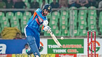India Vs Sri Lanka Live Score, Women’s Asia Cup 2026: Mandhana, Shafali Give INDW Fast Start In Final | Photo: PTI : India's Smriti Mandhana plays a shot during the fourth T20 International cricket match of a series between India Women and Sri Lanka Women, at Greenfield International Stadium, in Thiruvananthapuram, Kerala.