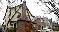 The boyhood home of US President Donald Trump - AP