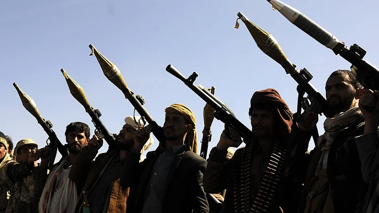 A tribal gathering staged by former president loyalist and Houthis was held in Sanaa - IMAGO / Xinhua