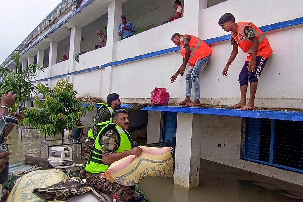Weather: Flood in Malda