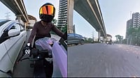 Instagram/@rebelwheels_sia : The collision was captured on an action camera mounted on her bike