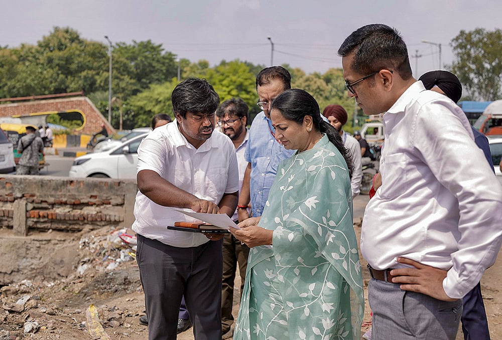 Rekha Gupta inspects Chhath Ghat work