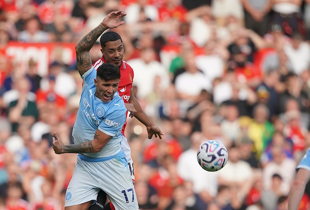Manchester United vs Manchester City Premier League soccer highlights-Youri Tielemans