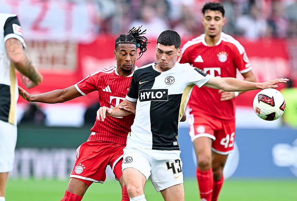 SV Elversberg Vs Bayern Munich bundesliga match highlights-Elversbergs Felix Keidel
