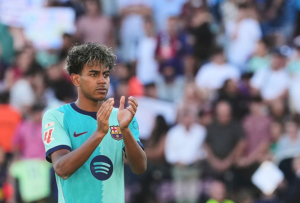 Levante Vs FC Barcelona spain soccer la liga match highlights-Lamine Yamal