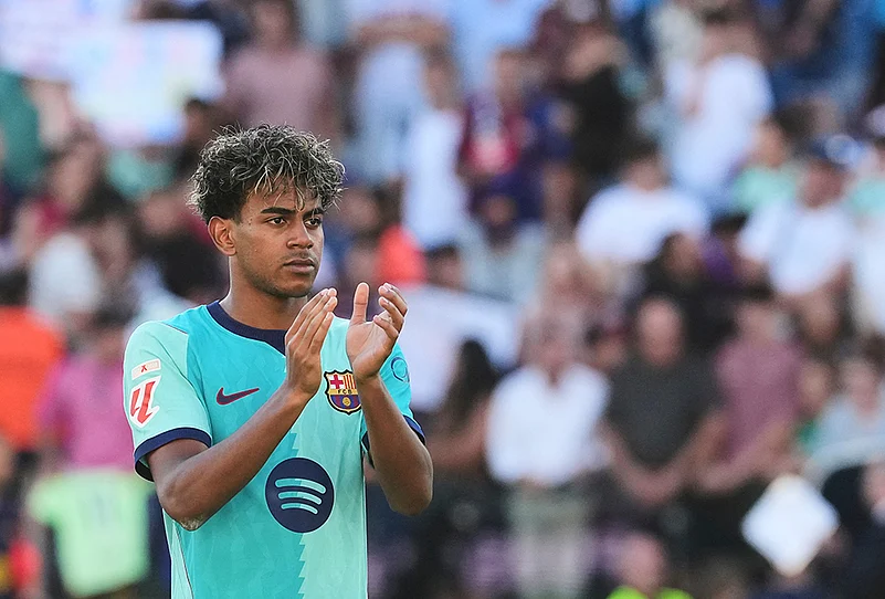 Levante Vs FC Barcelona spain soccer la liga match highlights-Lamine Yamal