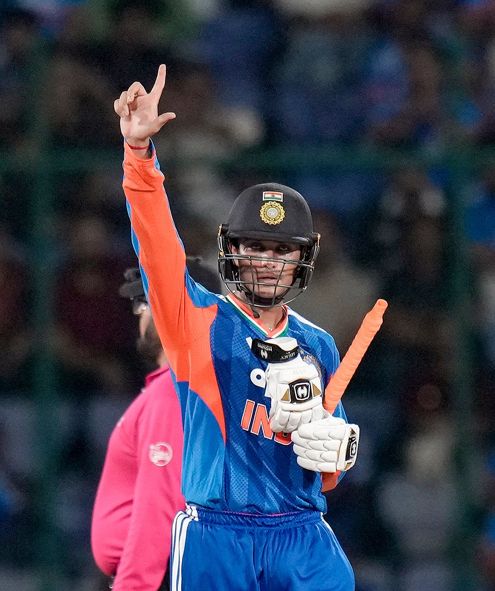 India vs Afghanistan Cricket 1st T20I highlights-Indias Abhishek Sharma