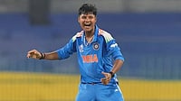 India Pacer Fined For Breaching ICC Code Of Conduct In Women's Asia Cup Final | Photo: AP/Eranga Jayawardena : ICC Women's Cricket World Cup: India Women vs Pakistan Women