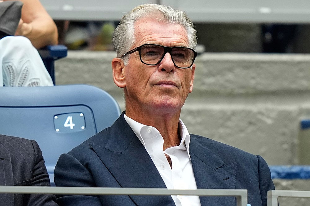 US Open Tennis Championships Final Pierce Brosnan