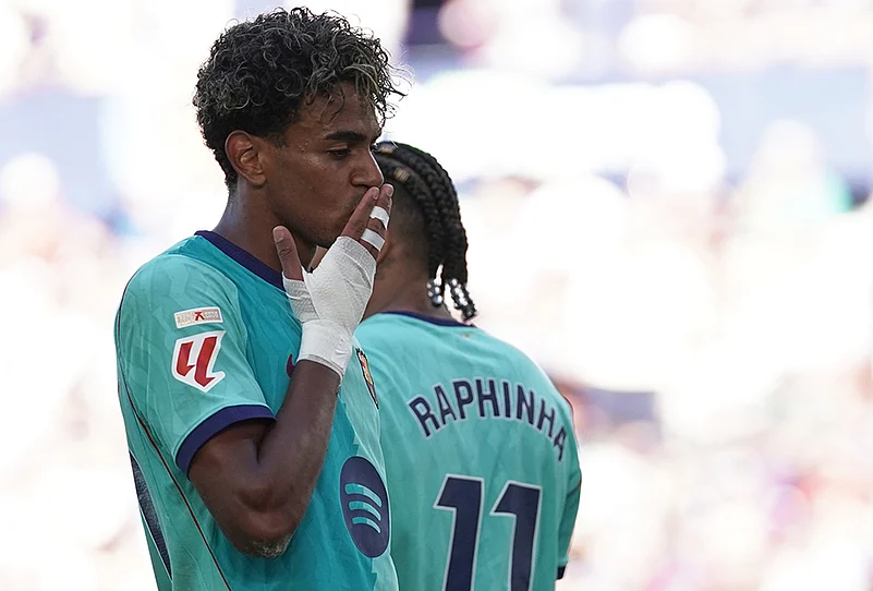 Levante Vs FC Barcelona spain soccer la liga match highlights-Lamine Yamal