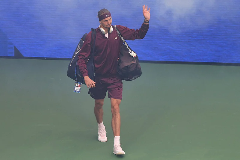 US Open 2026 Mens Singles Final Alexander Zverev arrives