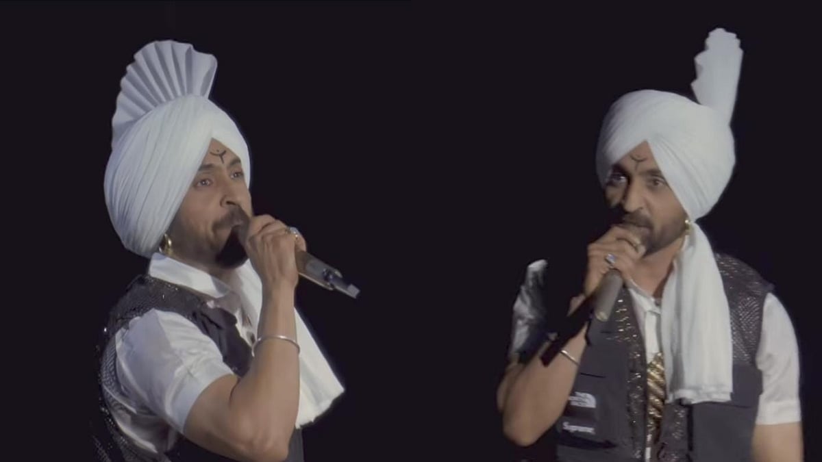 Diljit Dosanjh croons Sanson Ki Mala at Wembley concert - Instagram/Diljit Dosanjh