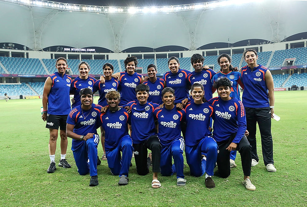 Team India cricketers during Women's Asia Cup 2026 - | Photo: X/@BCCIWomen