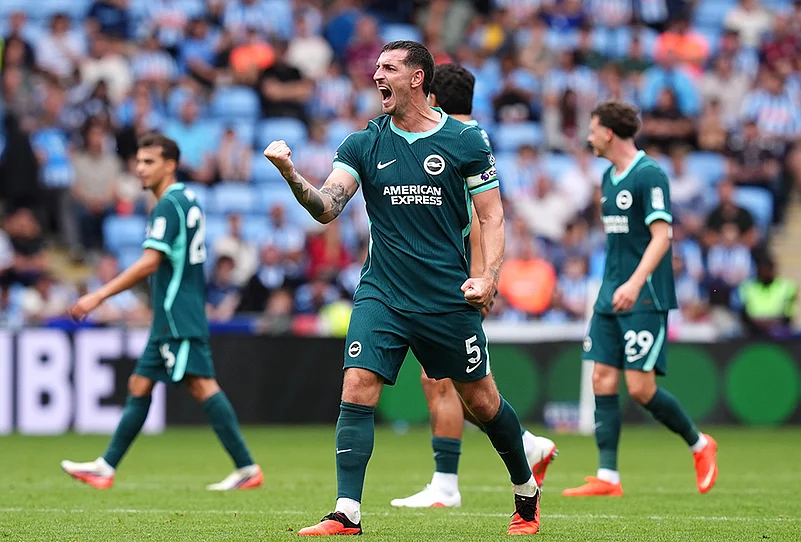 Coventry City Vs Brighton & Hove Albion Premier League soccer highlights-Lewis Dunk