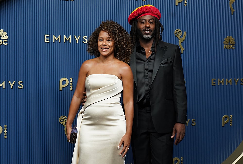 78th Emmy Awards 2026 highlights-Alexa Marcano, left, and Damian Marcano