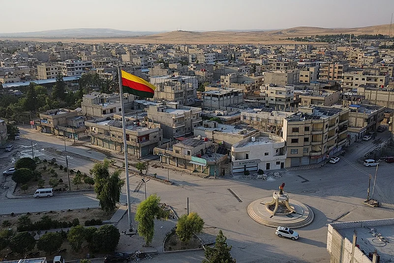 Prison Fire And Riot In Northern Syria