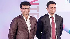 BCCI President Sourav Ganguly Meets Rahul Dravid To Discuss NCA Roadmap - File
