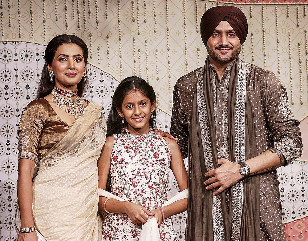 Harbhajan Singh Ganpati Puja celebrations at Antilla in Mumbai