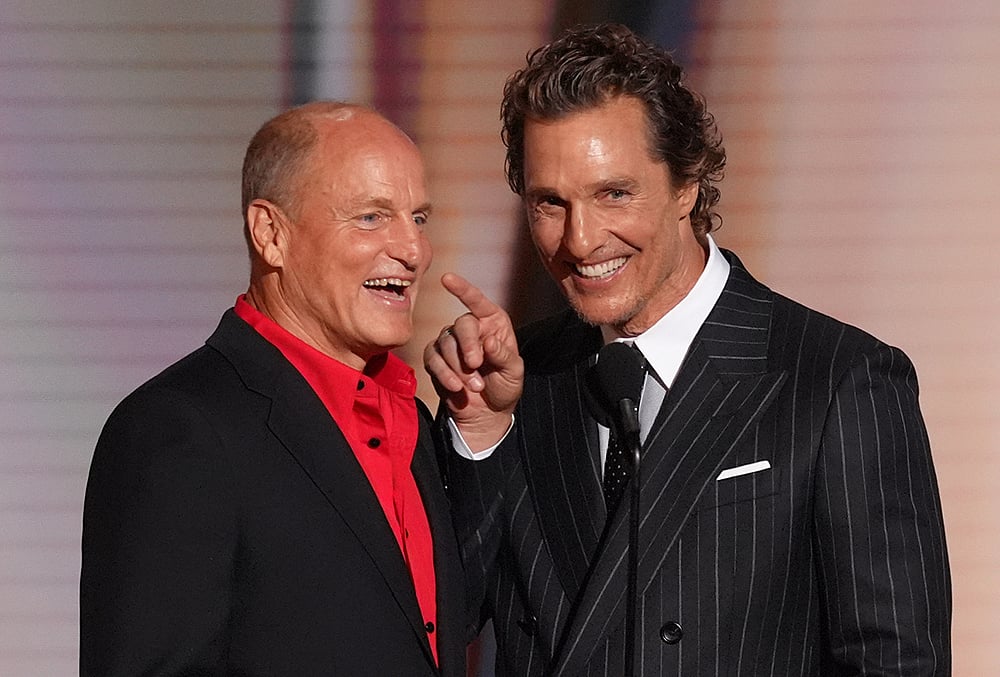 78th Emmy Awards 2026 highlights-Woody Harrelson, left, and Matthew McConaughey