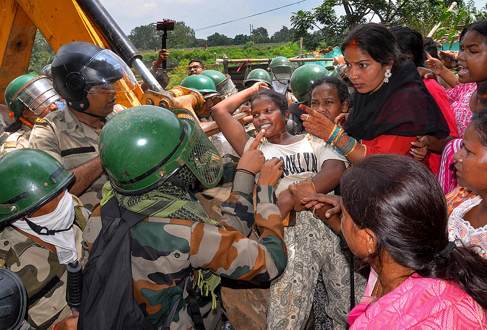 Anti-encroachment drive in Ranchi