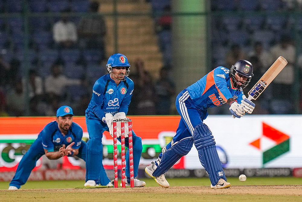 Tilak Verma Afghanistan vs India 2nd T20I