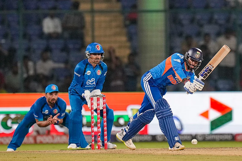 Tilak Verma Afghanistan vs India 2nd T20I
