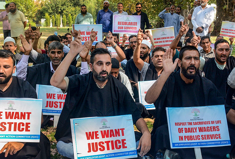 Protest in Srinagar