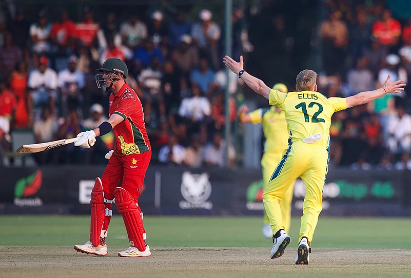Zimbabwe vs Australia Cricket 1st ODI highlights-Bradley Evans