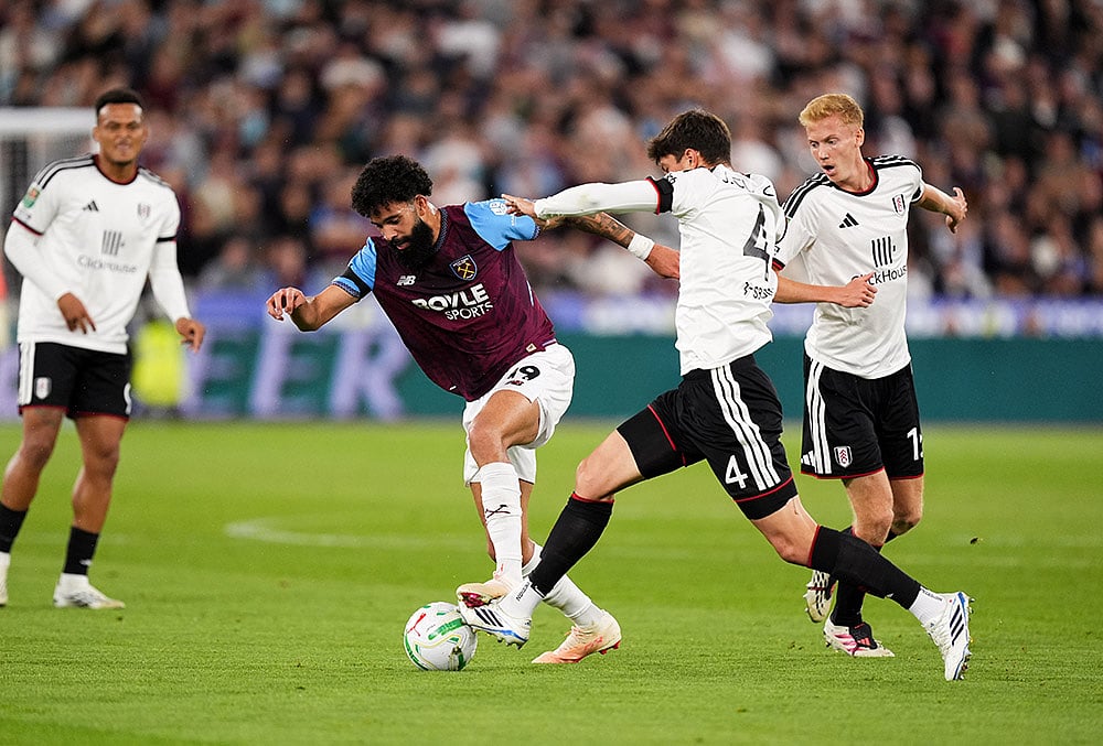 West Ham Vs Fulham EFL Cup highlights-Fulhams Jorge Cuenca