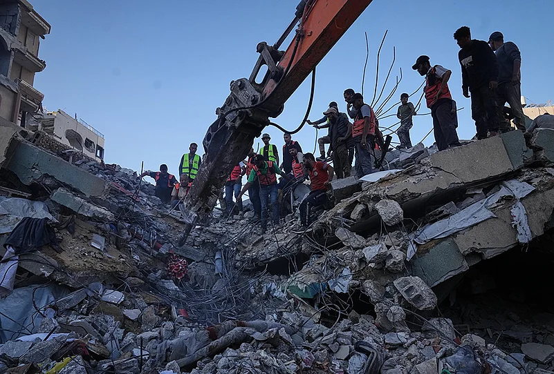 Israeli airstrikes building damage consequences