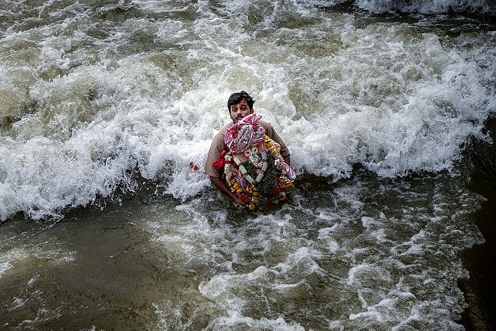 Ganesh Chaturthi Immersion rituals in Amritsar