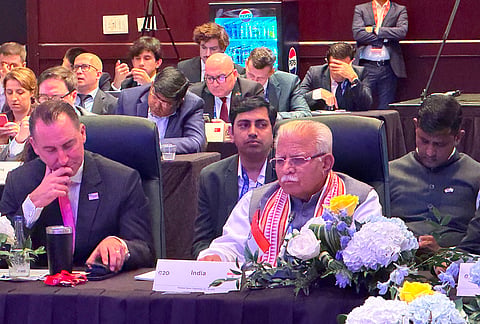 Union Minister for Power Manohar Lal participates in the G20 Energy Ministers’ Meeting, in United States. 