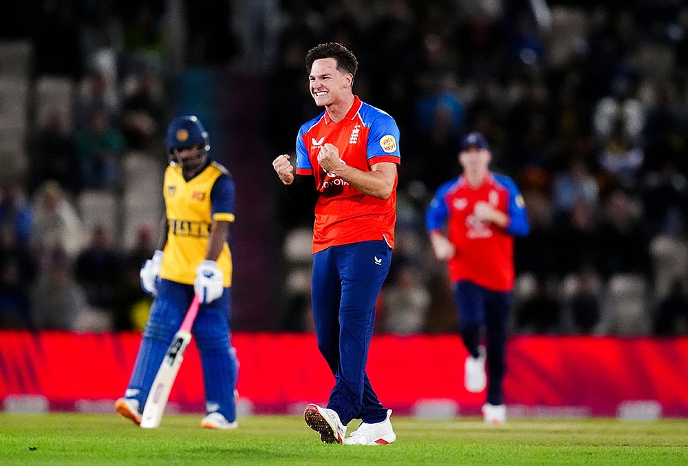 England vs Sri Lanka 1st T20 Cricket_Sonny Baker