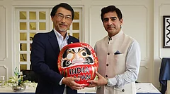 BCCI President Mithun Manhas and Indian team players met Japan's Ambassador ONO Keiichi in New Delhi. - BCCI/X