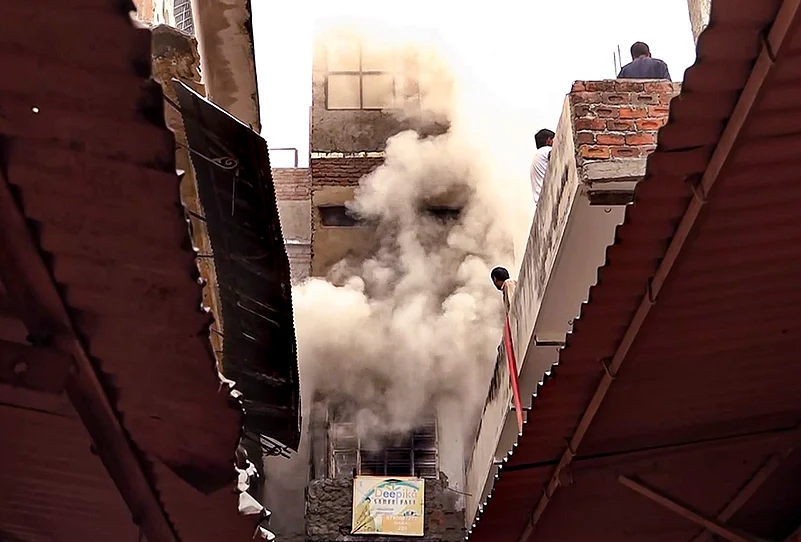 Fire incident in Jaipur