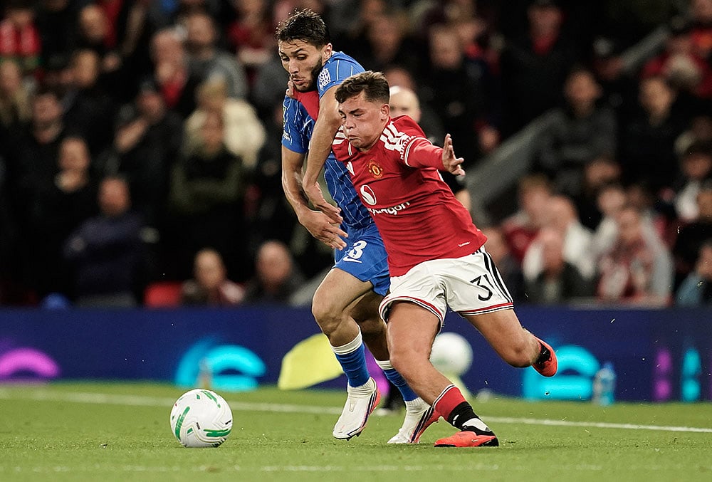 Manchester United Vs Brighton & Hove Albion EFL Cup highlights-Man Uniteds Shea Lacey