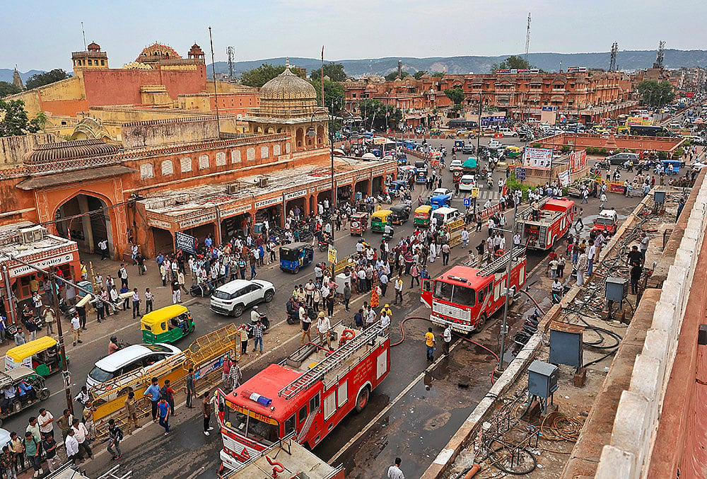 Fire incident in Jaipur