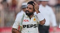 Mohammad Rizwan Involved In Illegal Betting? Pakistan’s Cyber Crime Investigation Makes Shocking Claims Photo: AP : Babar Azam, right, and Mohammad Rizwan walk off the field at the end of third day of the second Test between Pakistan and South Africa in Rawalpindi.