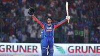 BCCI/X : Abhishek Sharma smashed a record-breaking 30-ball century during IND vs AFG 3rd T20I. 
